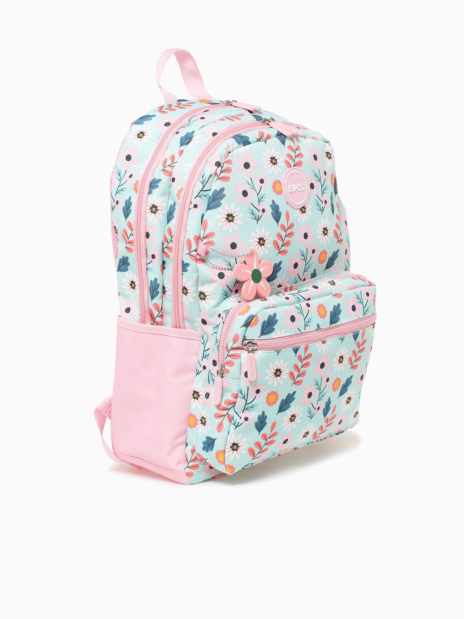 Flower Backpack Light Blue Blue Multi