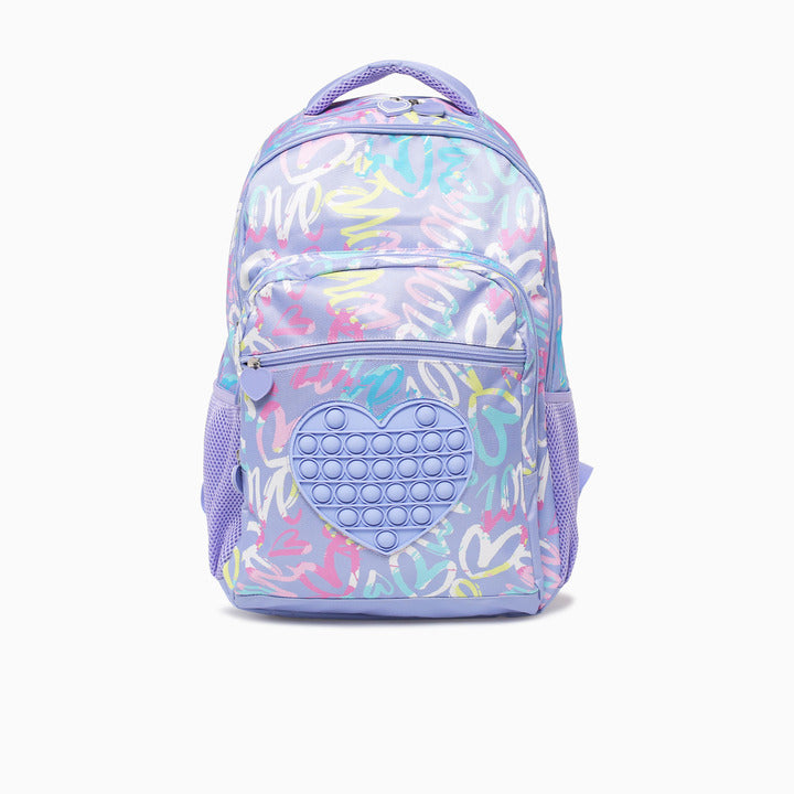 HEART BACKPACK-PURPLE