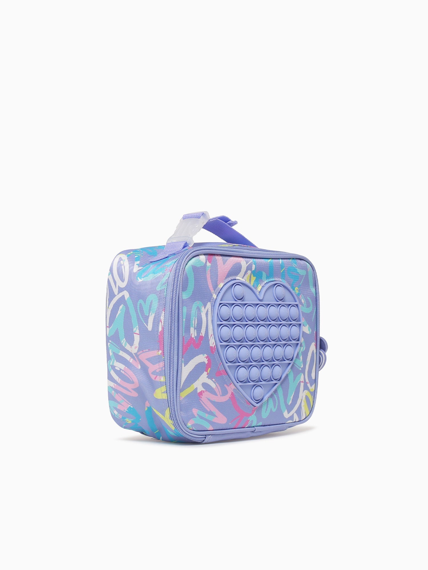 Heart Lunchbag Purple Purple