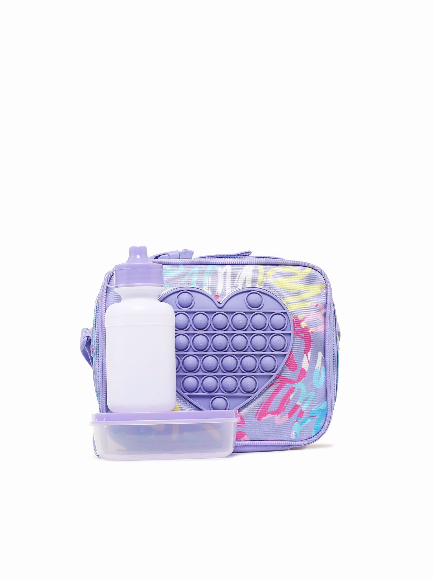 Heart Lunchbag Purple