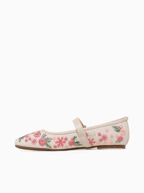 Vanessa Beige Floral Beige / 5 / M