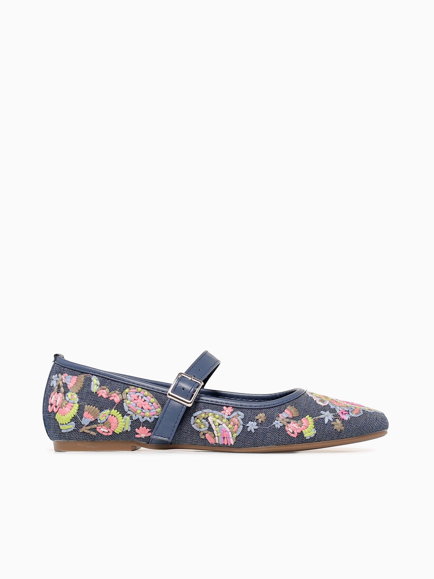 Vanessa Denim Floral Blue / 5 / M