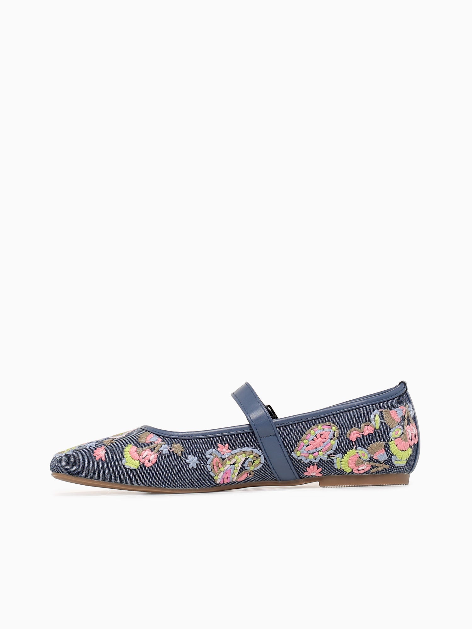 Vanessa Denim Floral Blue / 5 / M
