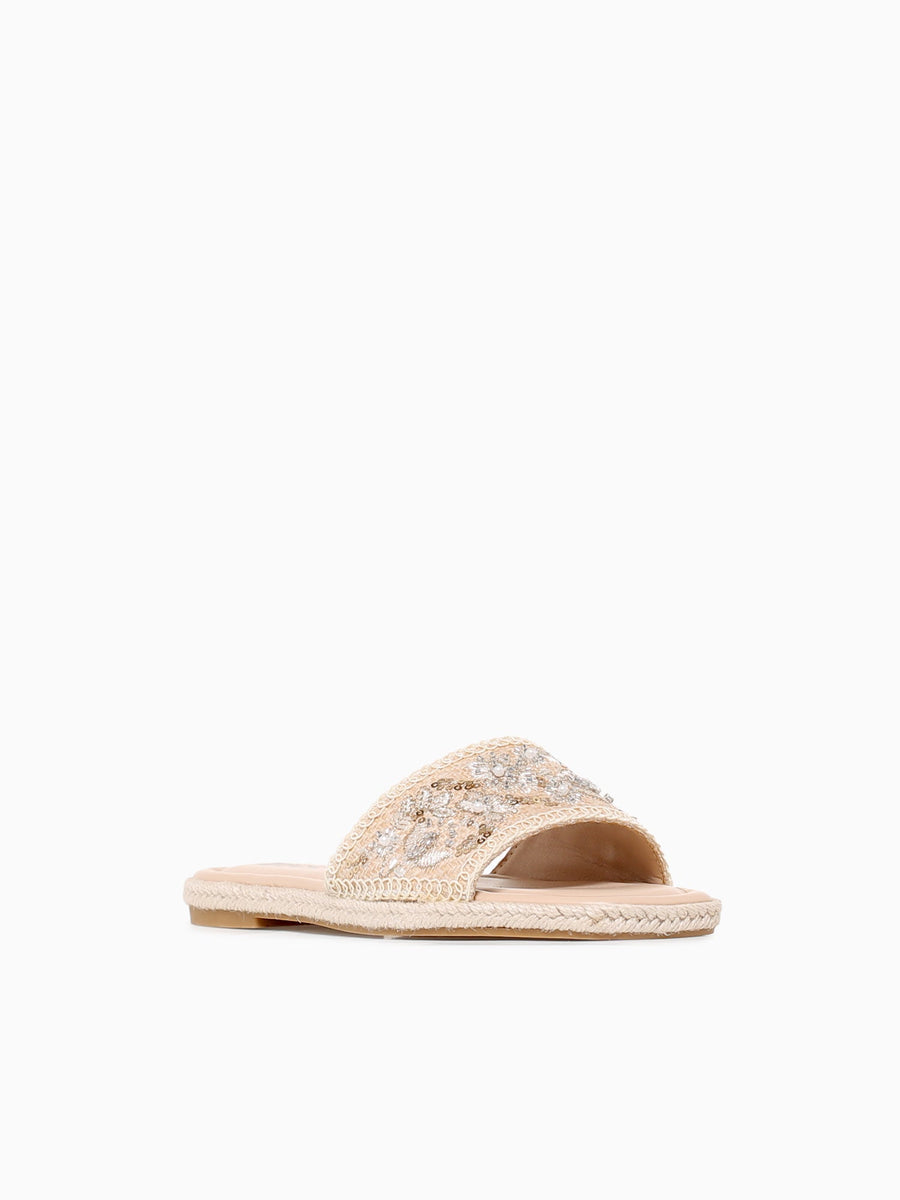 Dahlia Beige Embroidery Beige / 5 / M