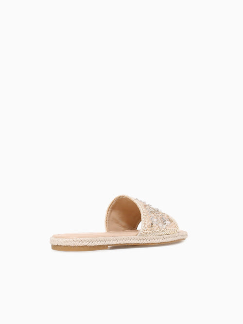 Dahlia Beige Embroidery Beige / 5 / M