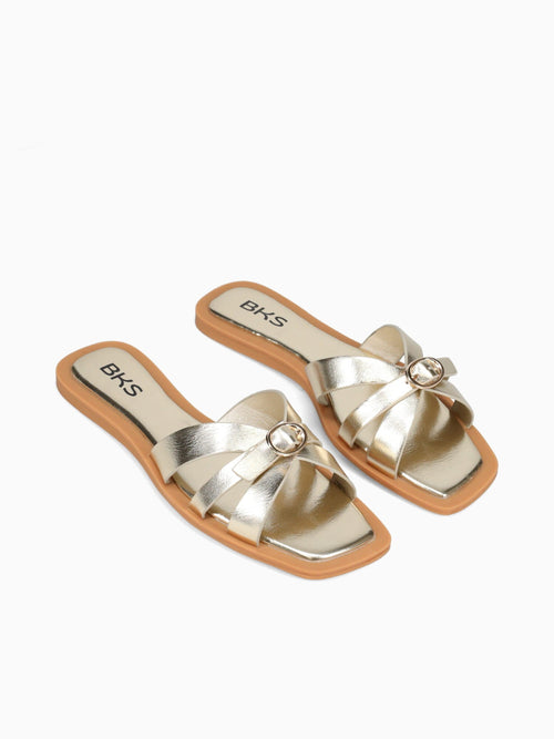 Riva Gold Metallic Gold / 5 / M