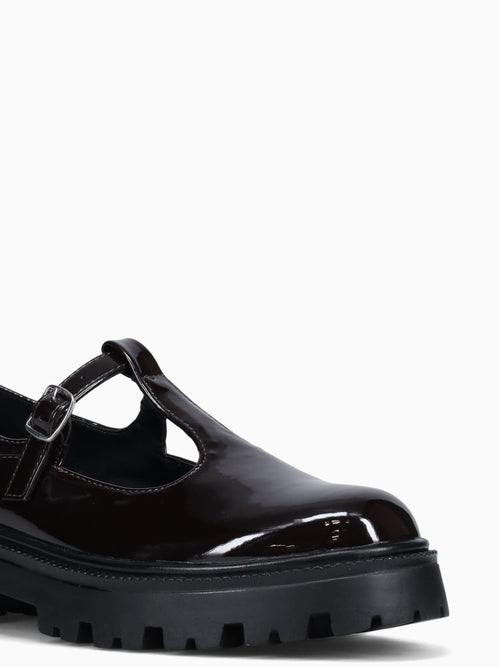 Joyce Dark Brown Patent Dark Brown / 5 / M