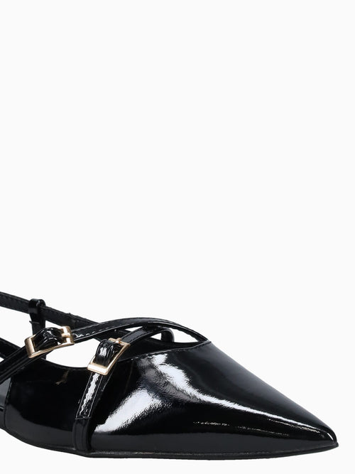 Victoria Black Patent Black / 5 / M