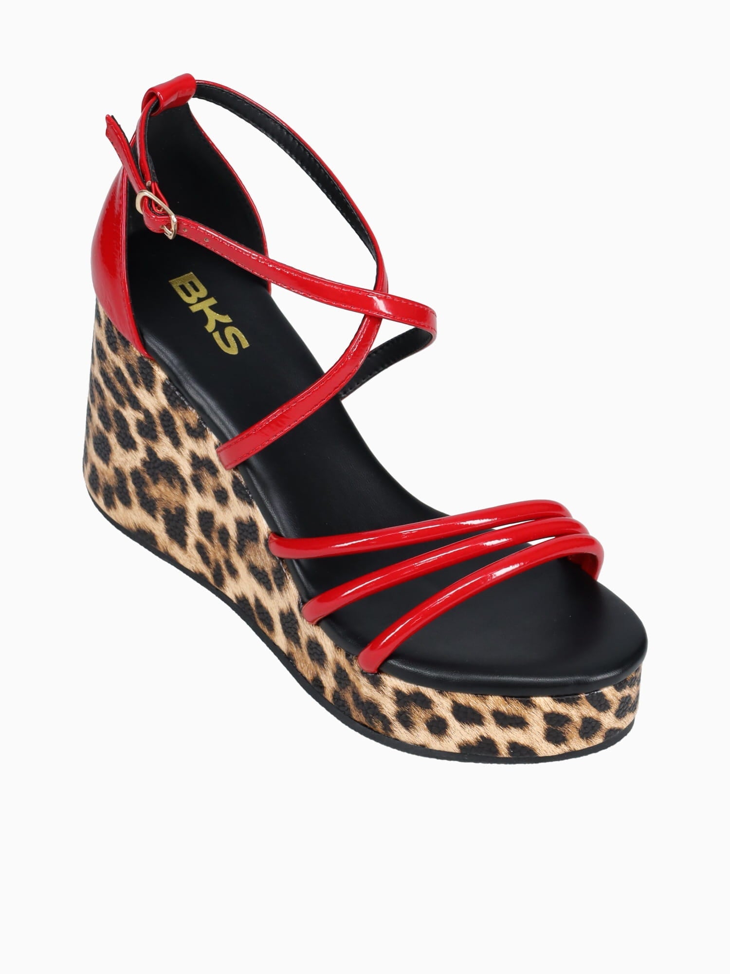Jackie Red Leopard Red / 5 / M