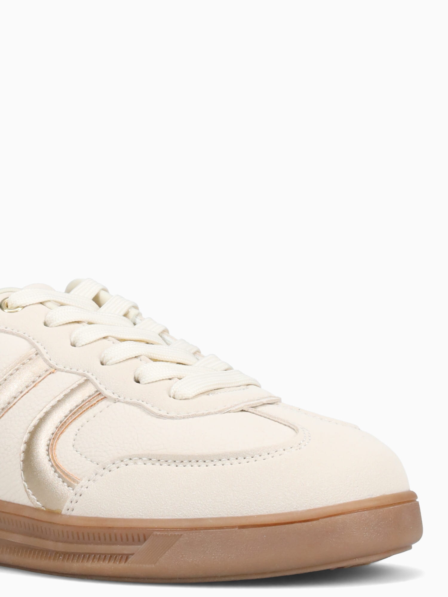 Emily Gold Beige Metallic Gold / 5 / M