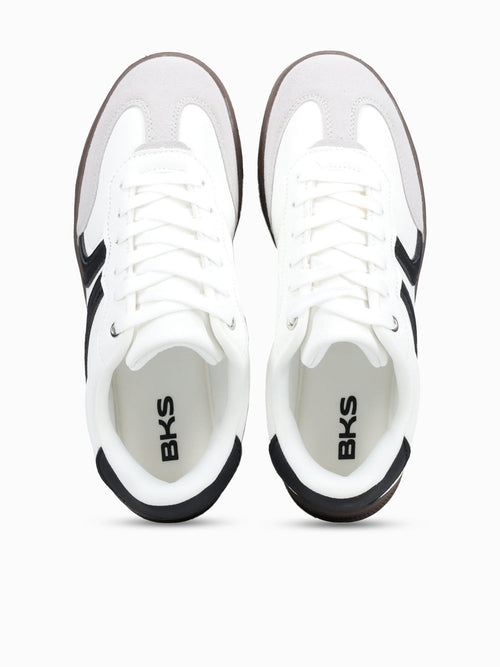 Emily White Black Soft White / 5 / M