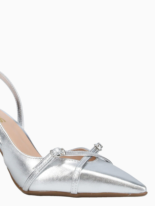 Patricia Silver Metallic Silver / 5 / M