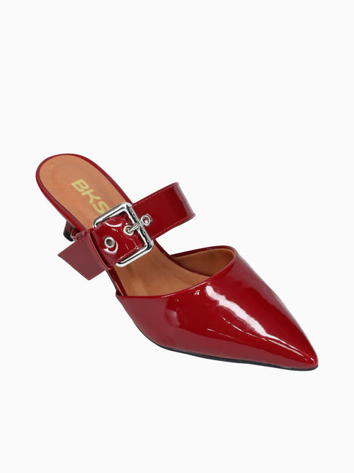 Darcy Burgundy Patent Wine / 5 / M