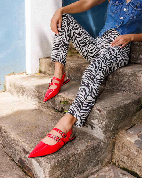 Silvia Red Patent