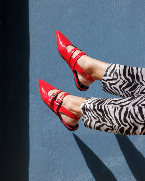 Silvia Red Patent