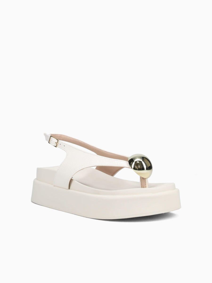 Layla Off White Verniz Molhado