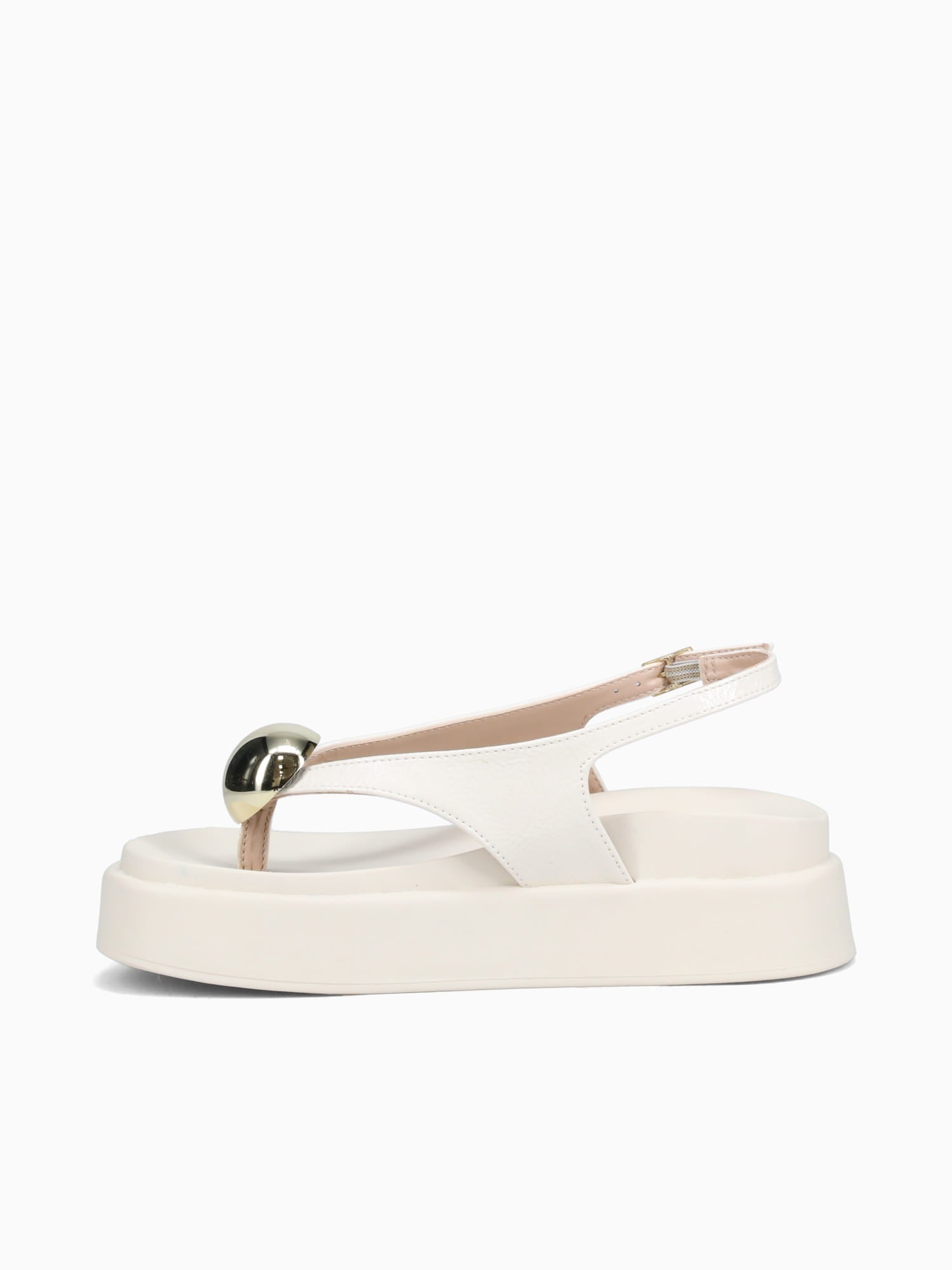 Layla Off White Verniz Molhado