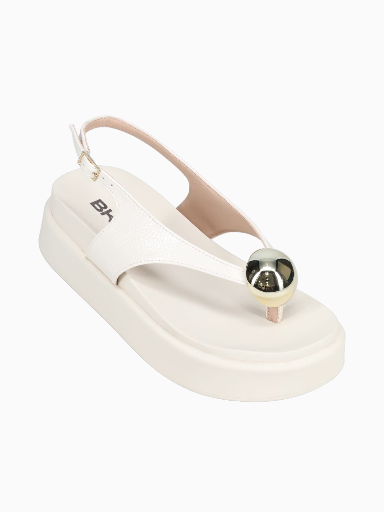 Layla Off White Verniz Molhado