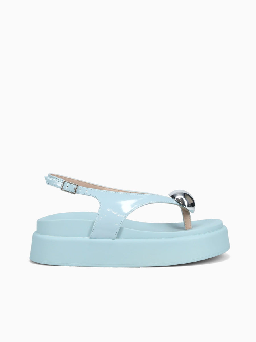 Layla Baby Blue Verniz Molhado Light Blue / 5 / M