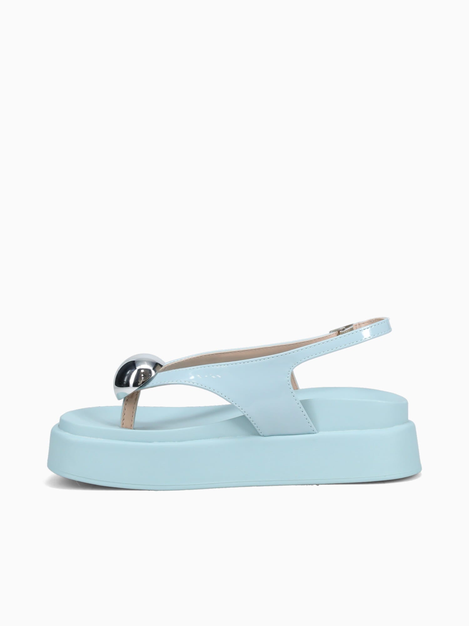 Layla Baby Blue Verniz Molhado Light Blue / 5 / M