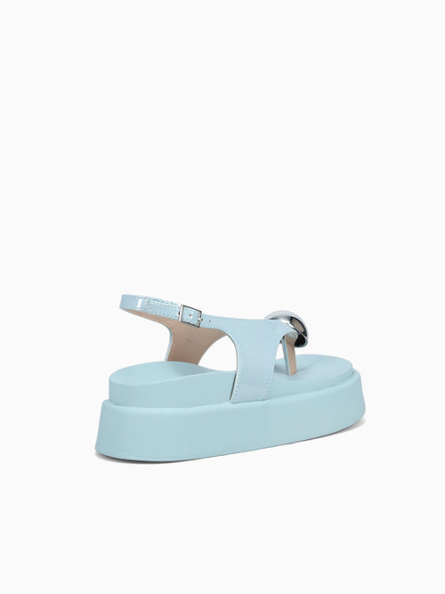 Layla Baby Blue Verniz Molhado Light Blue / 5 / M