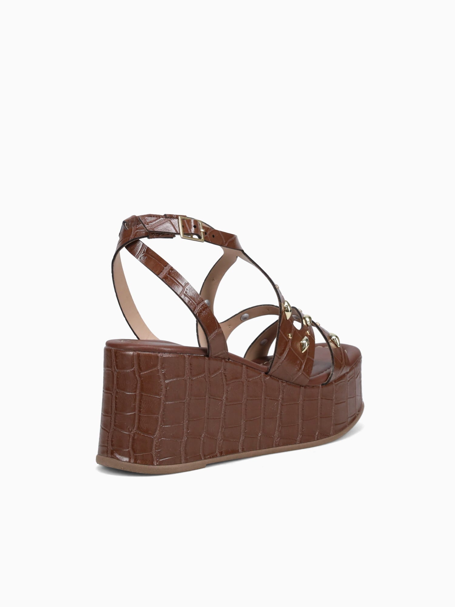 Ruby Chelsea Croco Brown / 5 / M