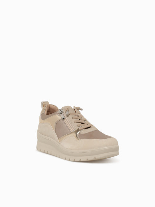 Dana Beige Gold Smooth Metallic Beige / 5 / M