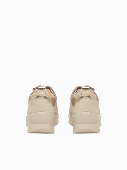 Dana Beige Gold Smooth Metallic Beige / 5 / M