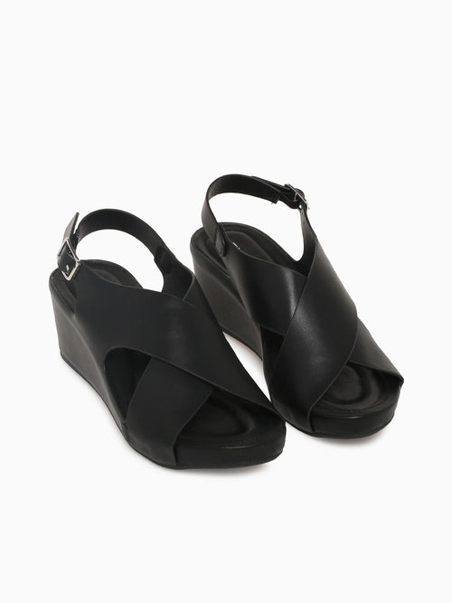 Piera Black Smooth Black / 5 / M