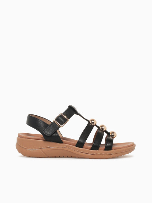 Pamilla Black Smooth Black / 5 / M