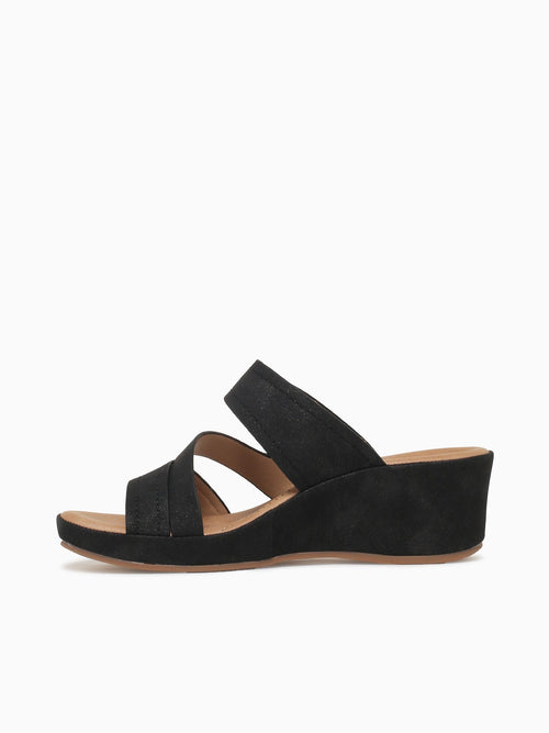 Pricilla Black Smooth Black / 5 / M