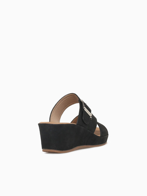 Pricilla Black Smooth Black / 5 / M