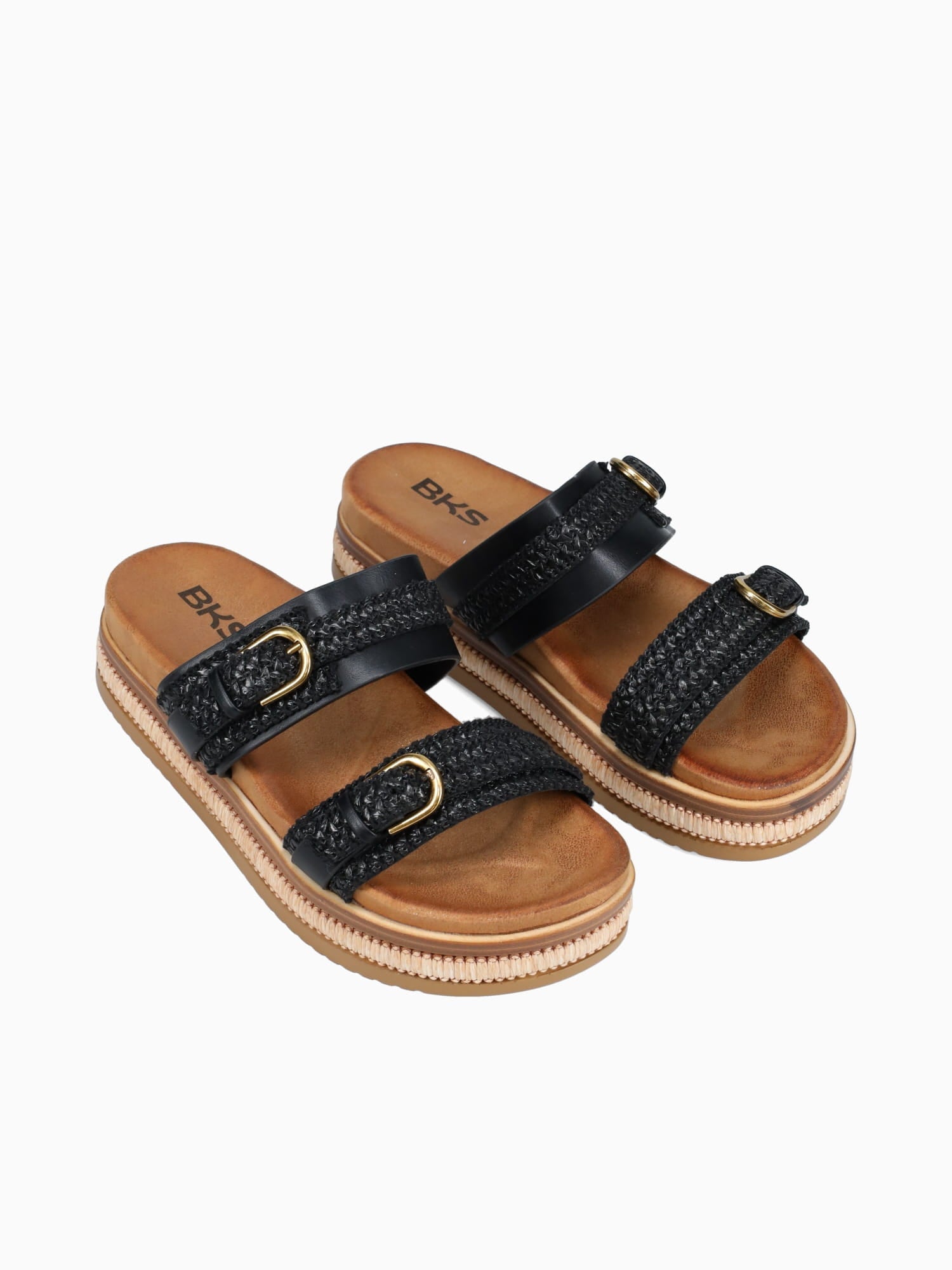 Derry Black Raffia