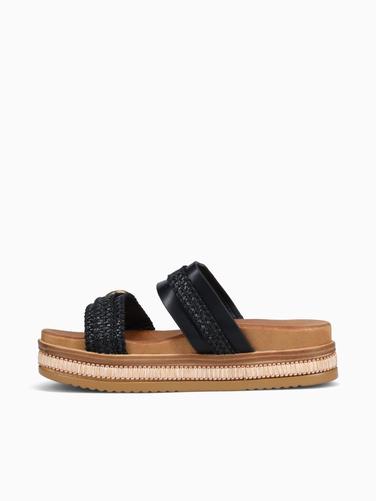 Derry Black Raffia