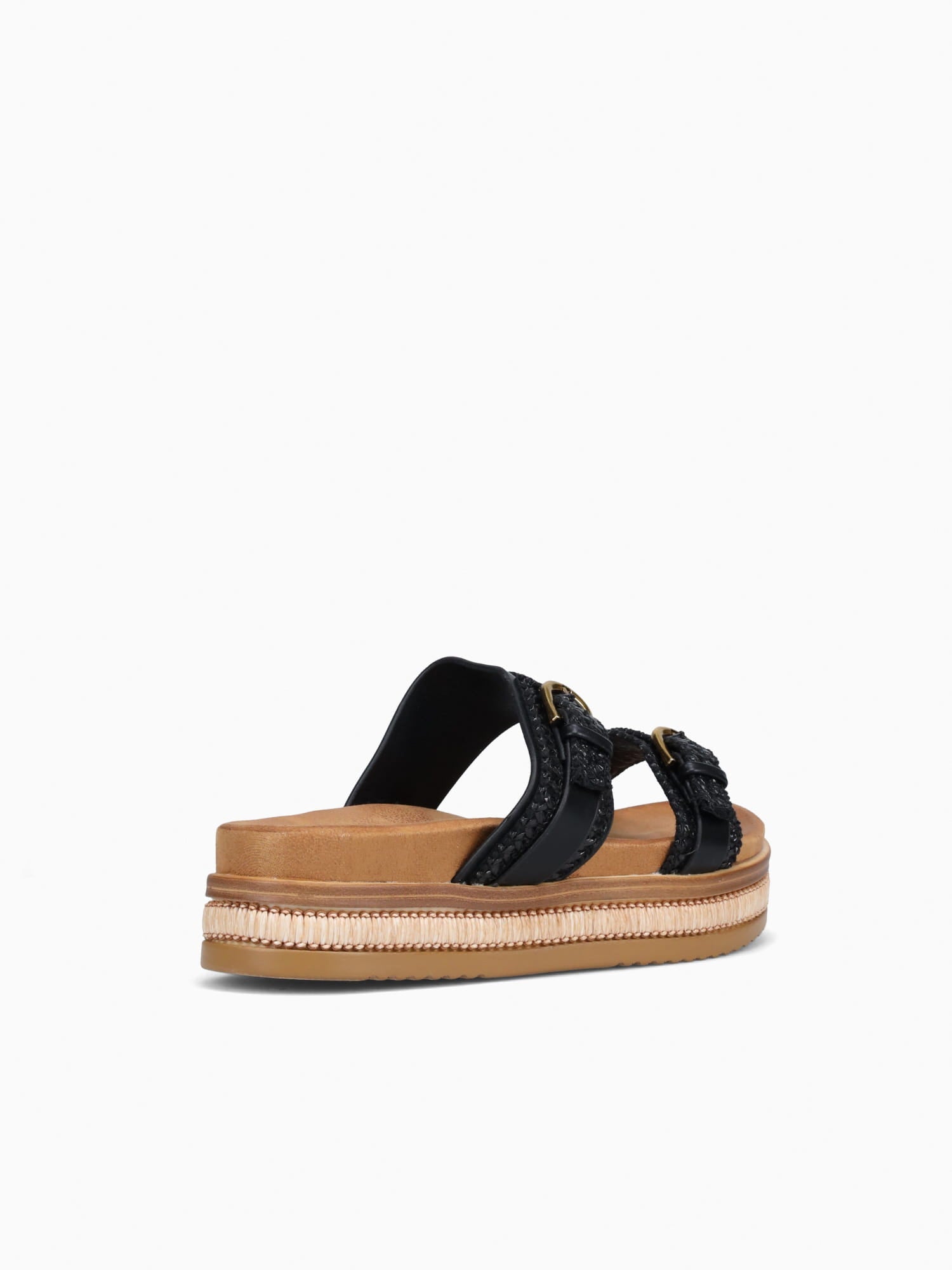 Derry Black Raffia
