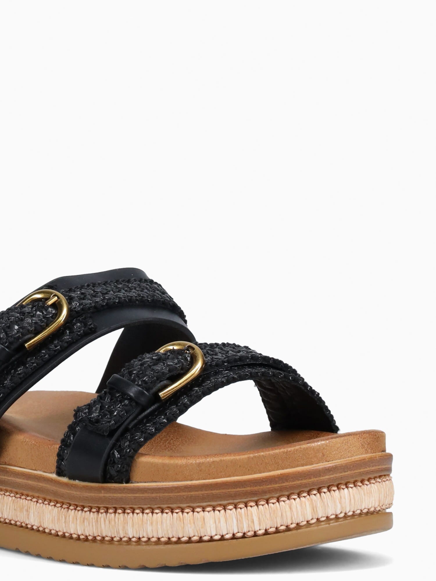 Derry Black Raffia