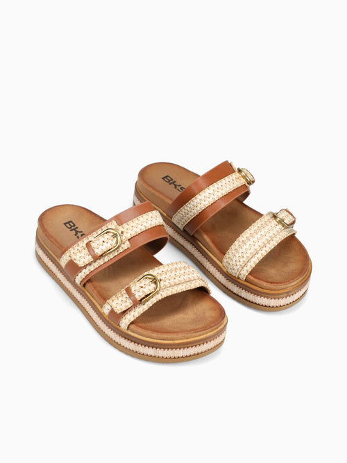 Derry Brown Raffia Brown / 5 / M