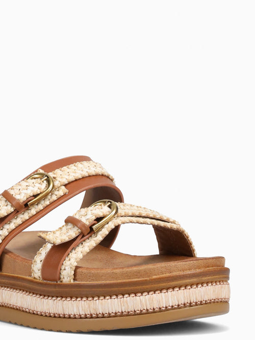Derry Brown Raffia Brown / 5 / M