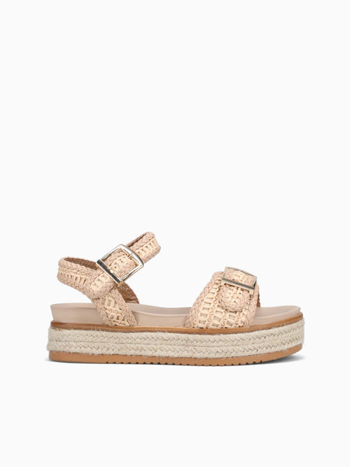 Lenny Beige Raffia Beige / 5 / M