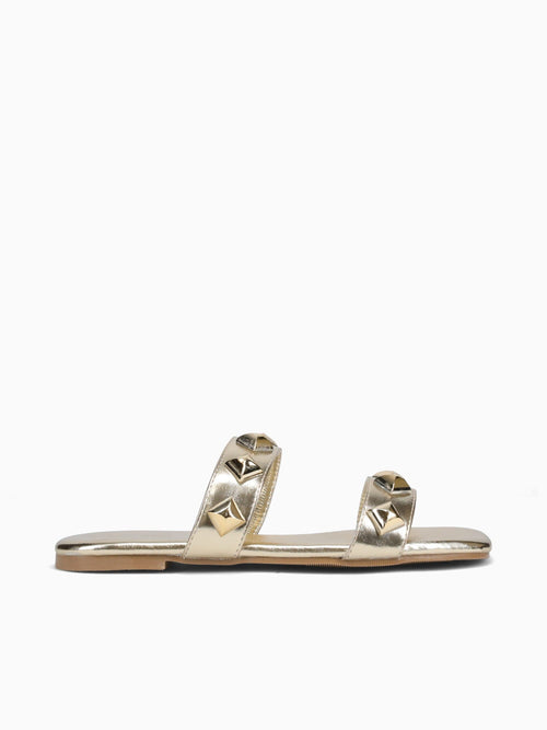 Stacey Gold Metallic Gold / 5 / M