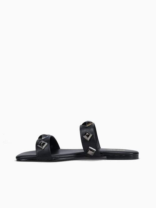 Stacey Black Smooth Black / 5 / M