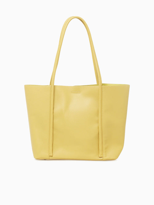 Pocket Tote Butter Yellow Yellow