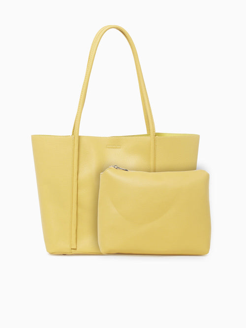 Pocket Tote Butter Yellow Yellow