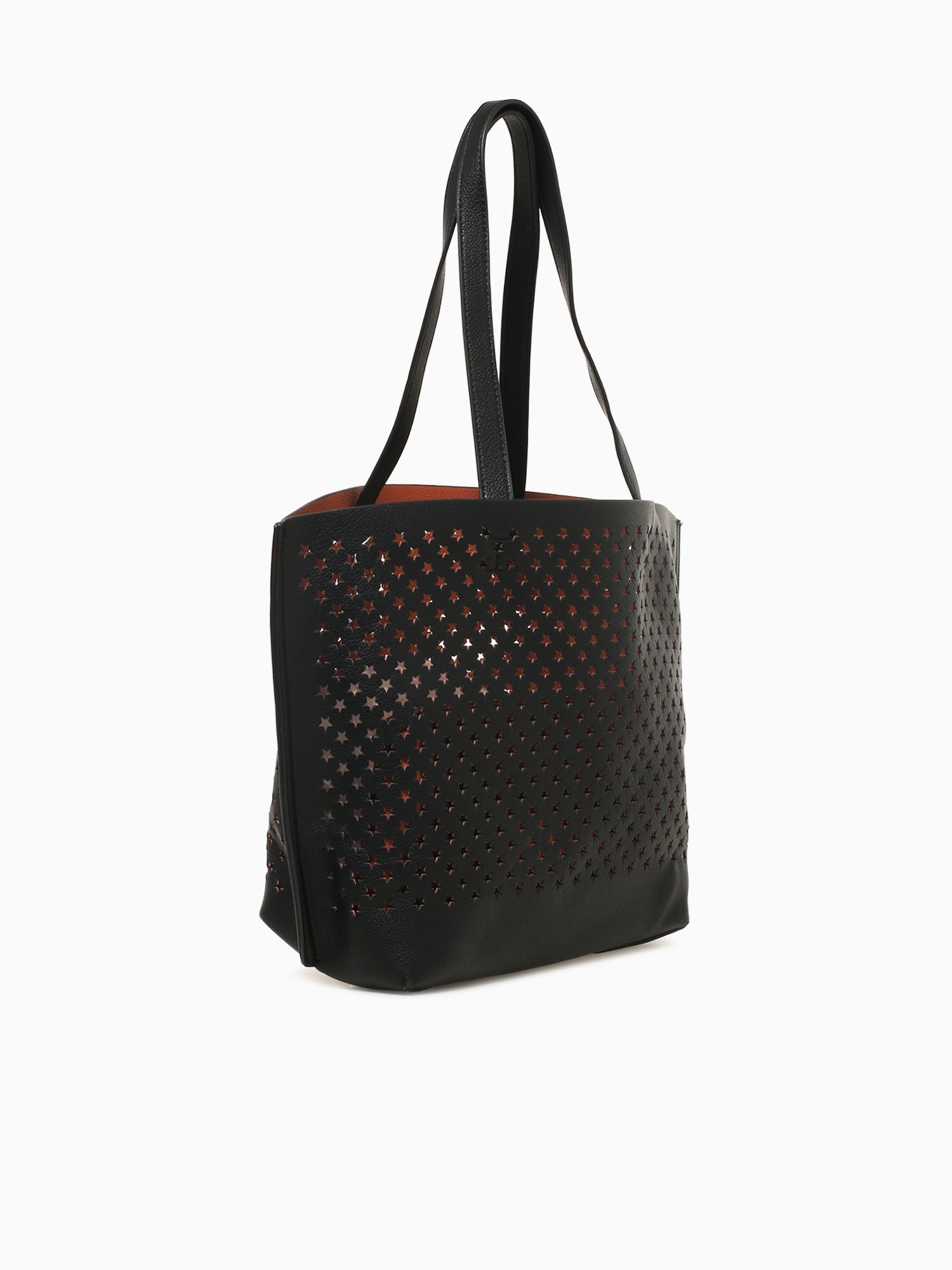 Star Tote Black Tan Black