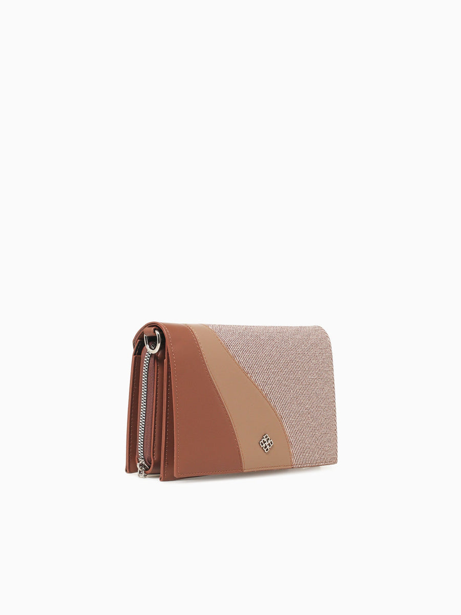 Wave Crossbody Beige Beige