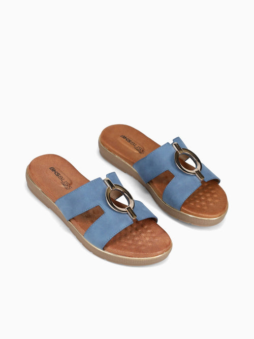 Esme Blue Smooth Blue / 5 / M