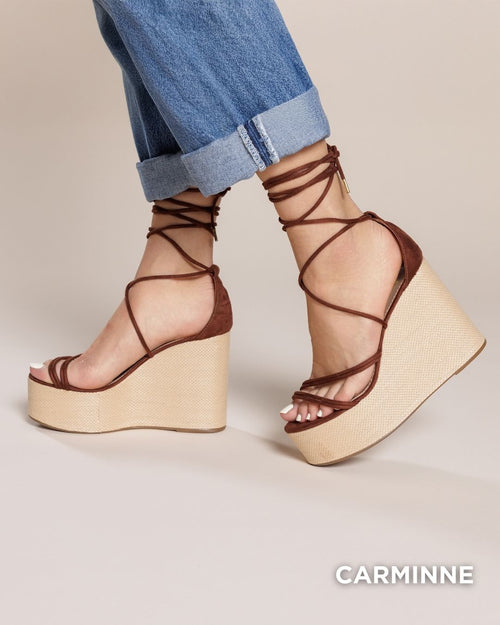 Carminne Café Suede