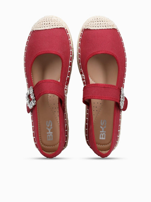 Solaris Burgundy Canvas Dark Red / 5 / M