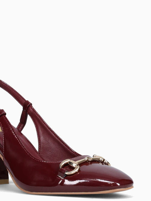 Mallory Burgundy  Patent Wine / 5 / M