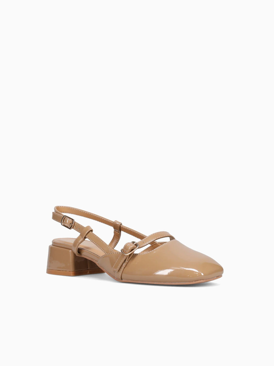 Francine Taupe Patent Taupe / 5 / M